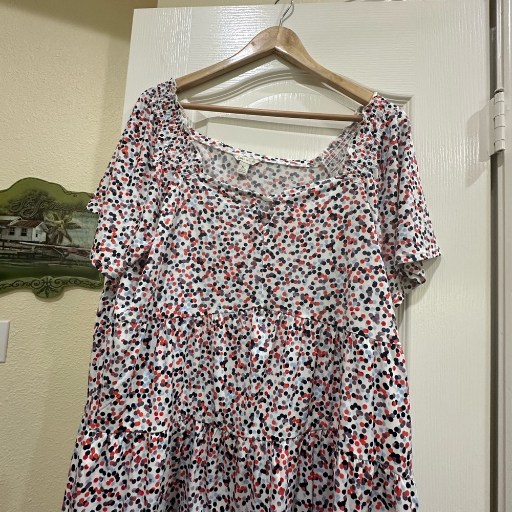 Colorful Polka Dot Dress